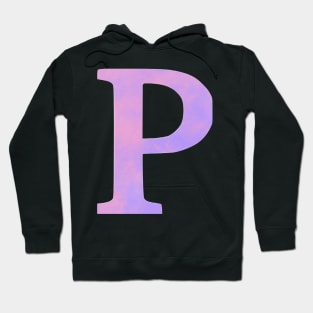 The Letter P Pink and Purple Hoodie